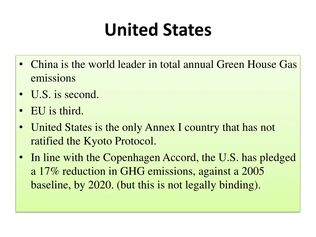 united states