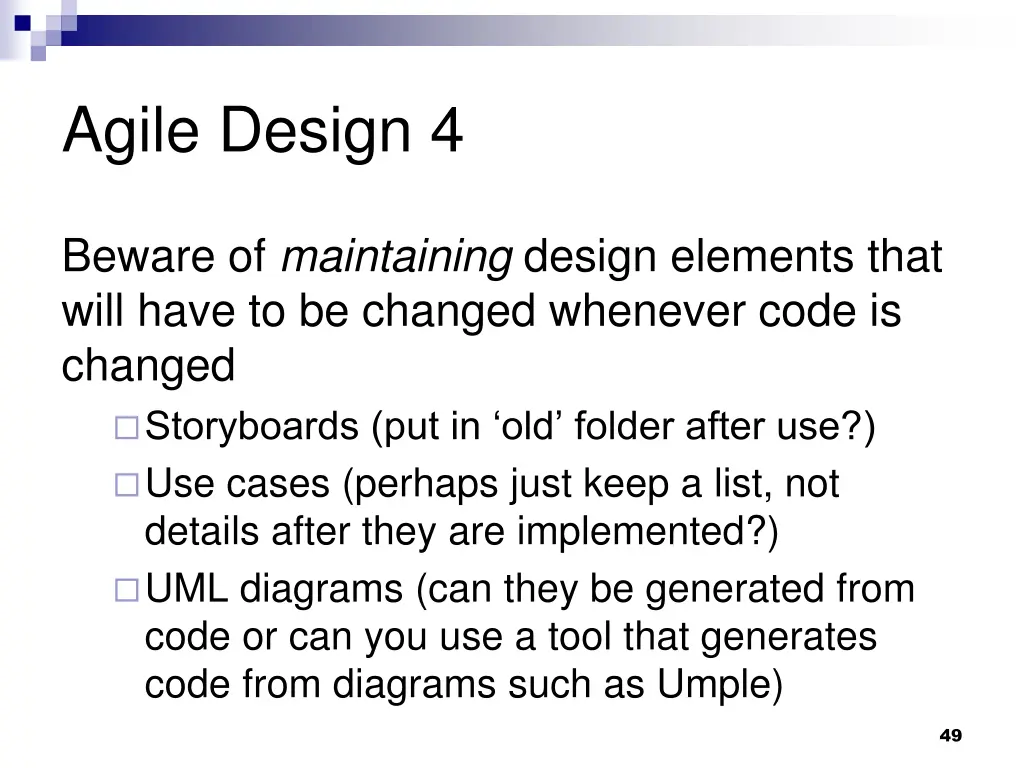 agile design 4