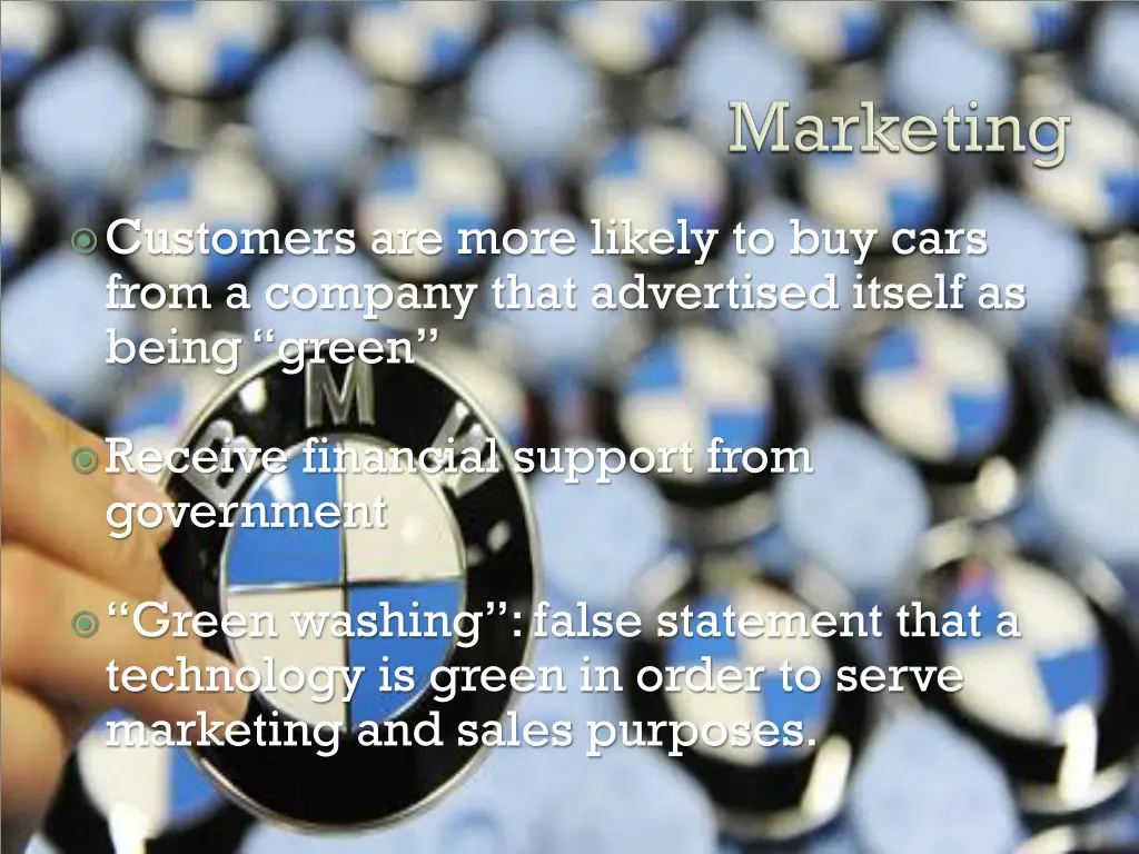 customers are more likely to buy cars from