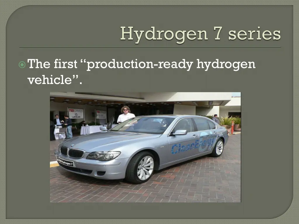 the first production ready hydrogen vehicle