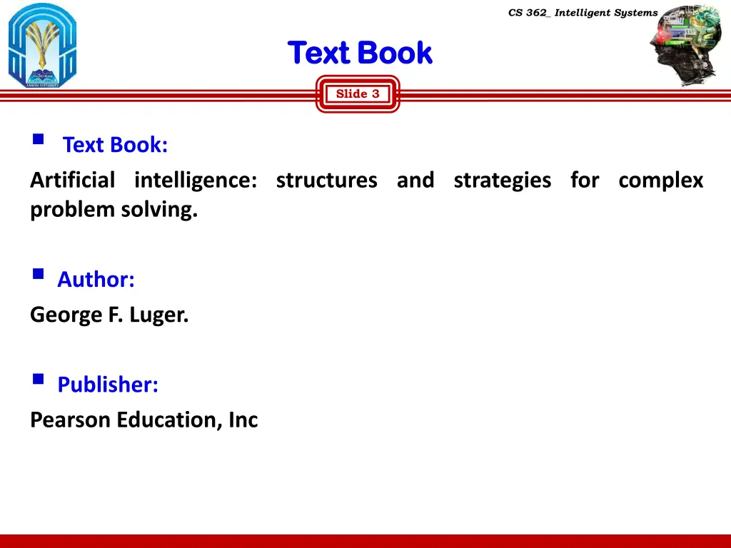 cs 362 intelligent systems 2
