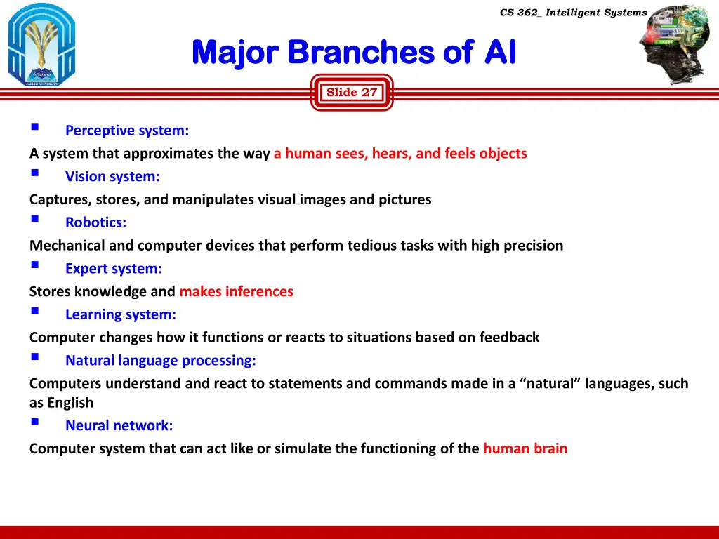 cs 362 intelligent systems 24