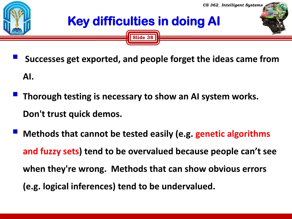 cs 362 intelligent systems 35
