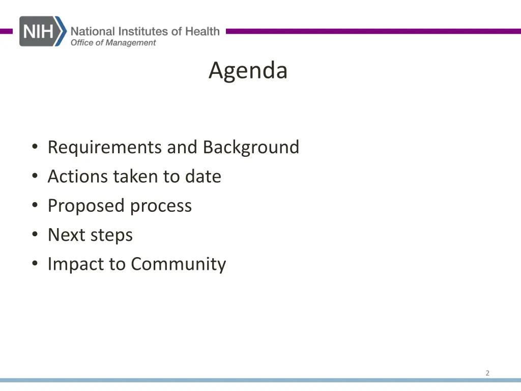 agenda