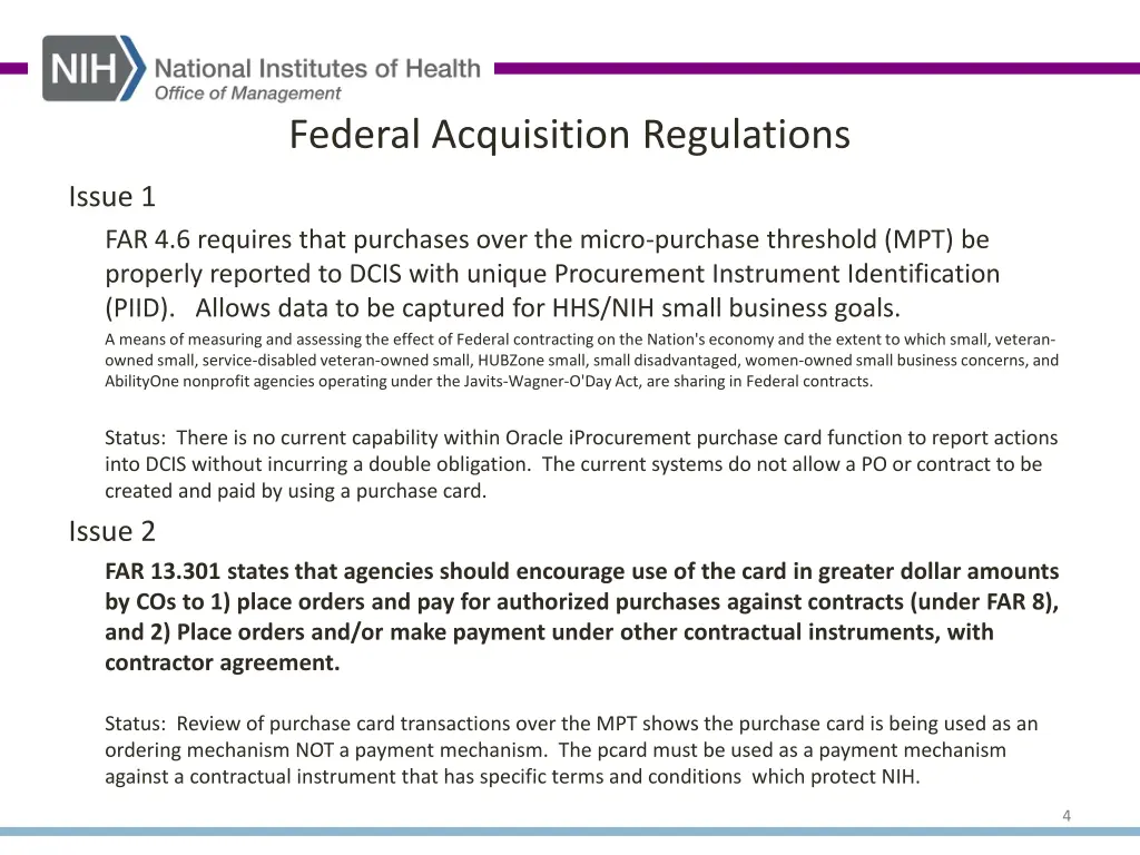 federal acquisition regulations