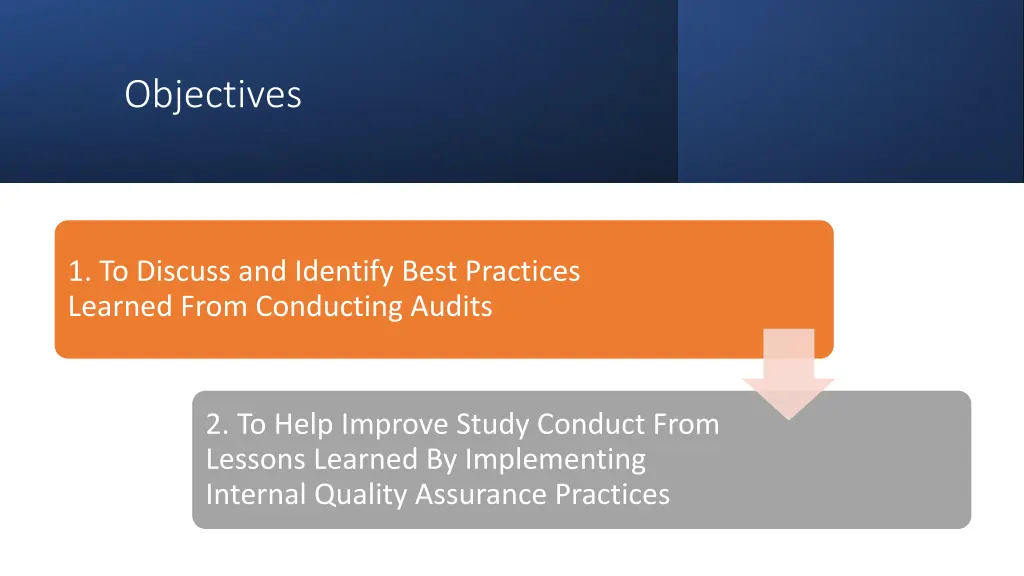 objectives