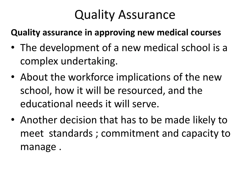 quality assurance 12
