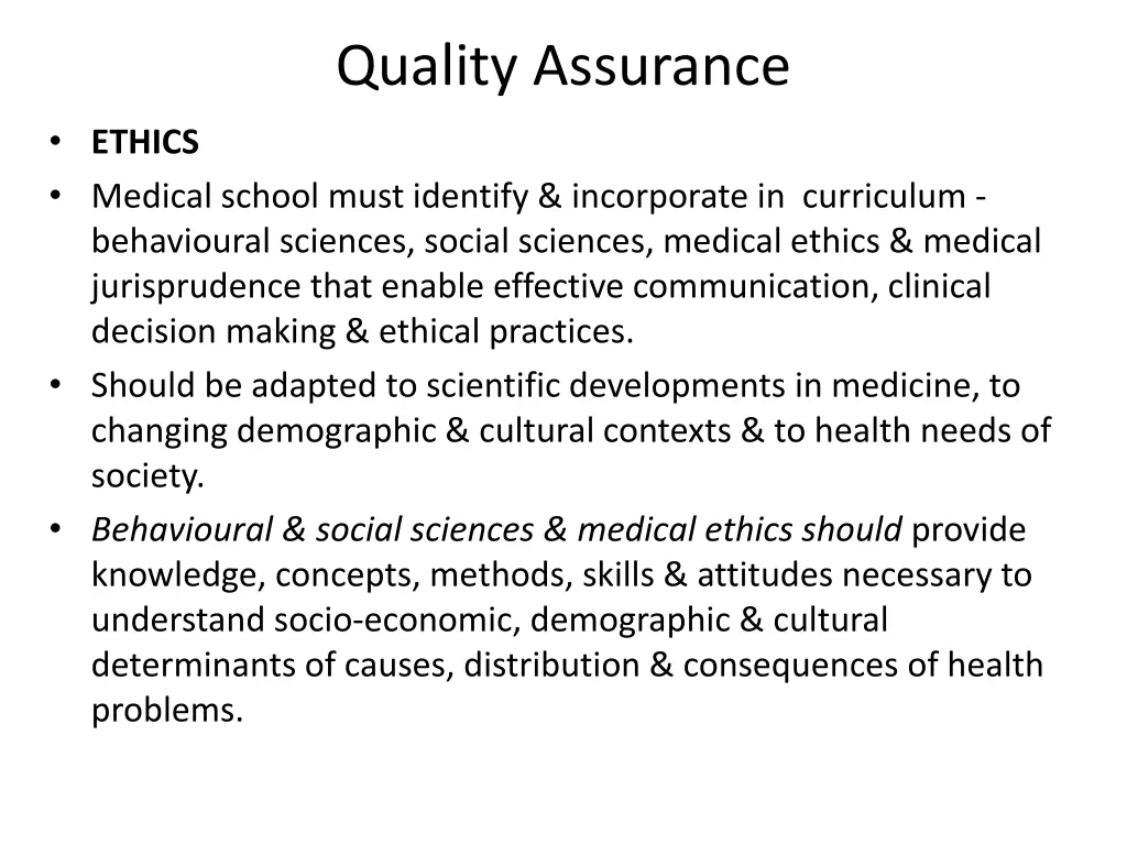 quality assurance 13