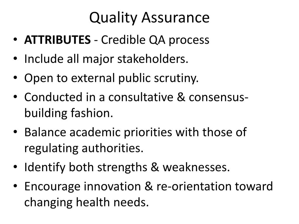 quality assurance 3