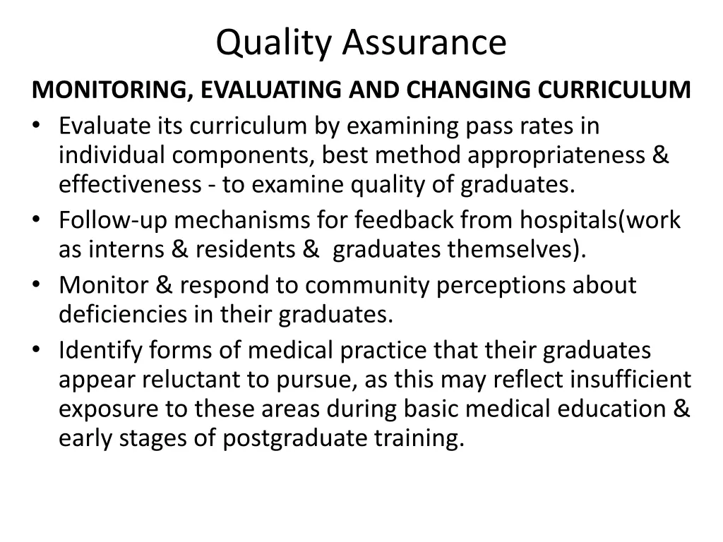 quality assurance 9