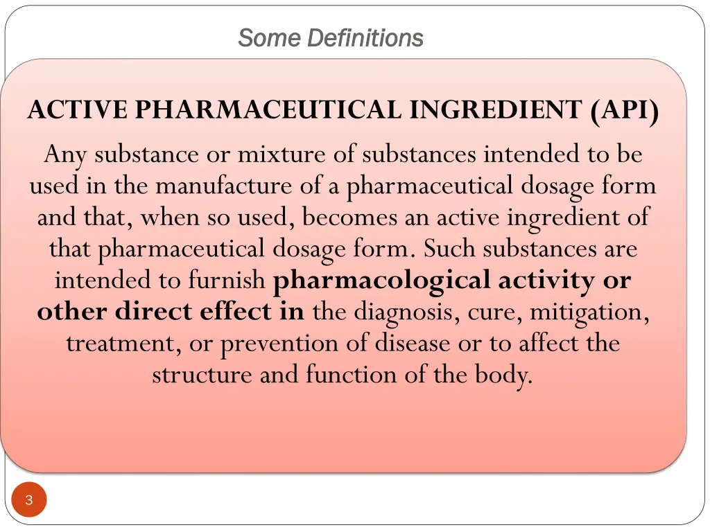 some definitions some definitions