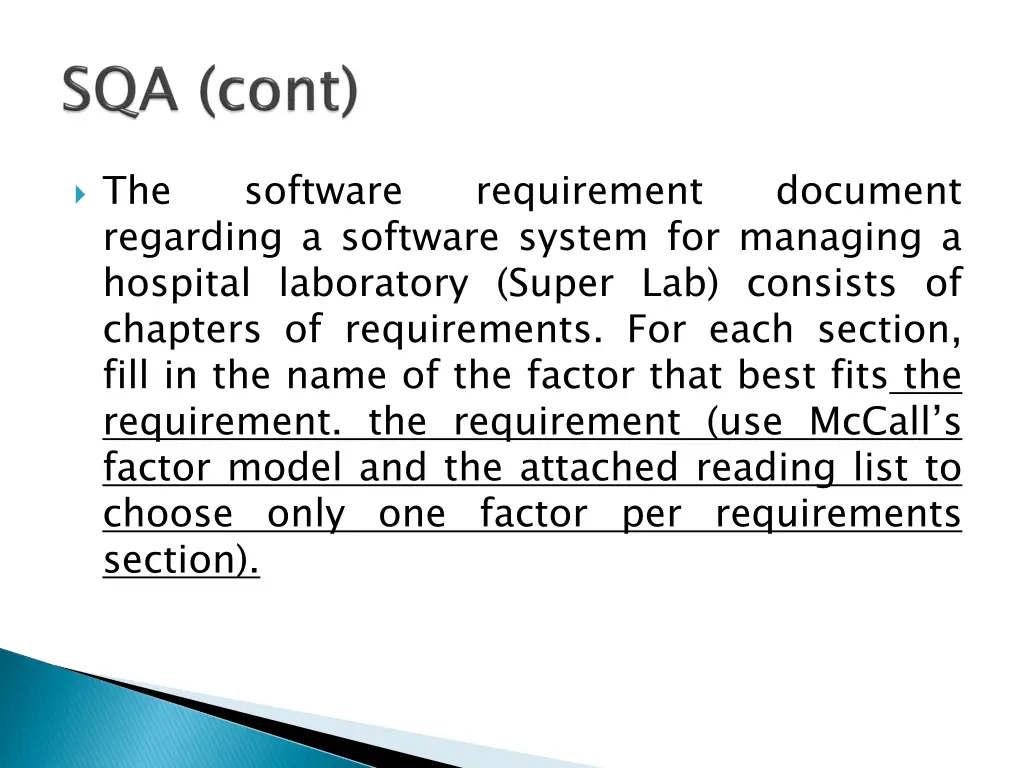 the regarding a software system for managing