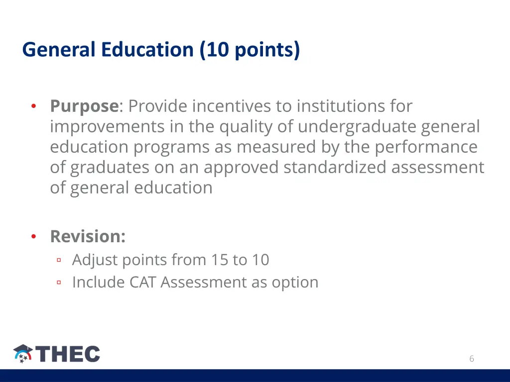 general education 10 points