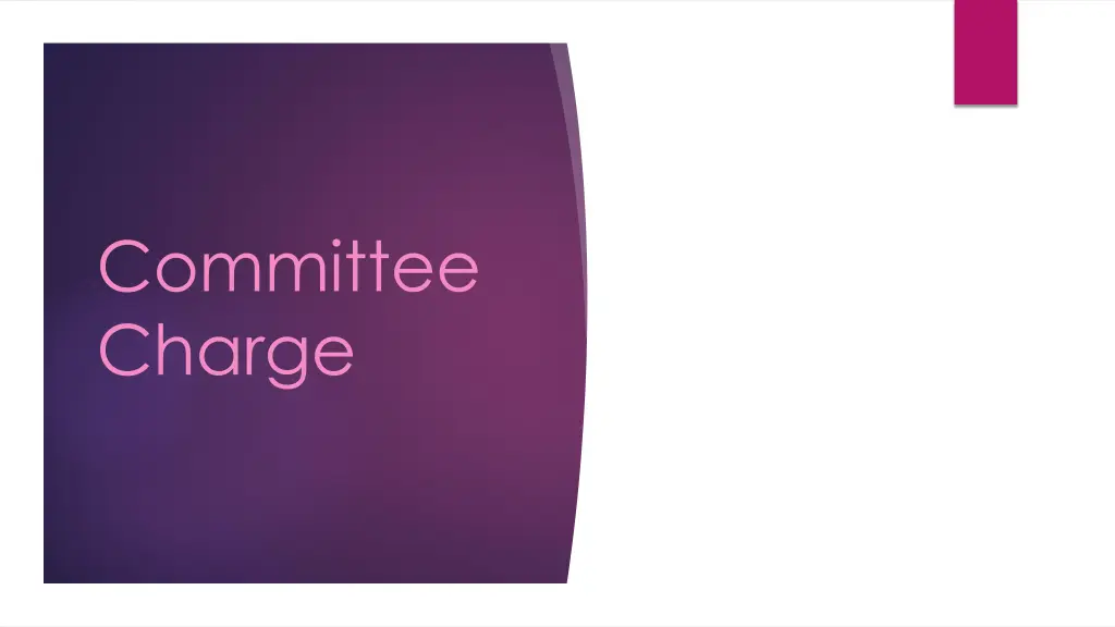 committee charge