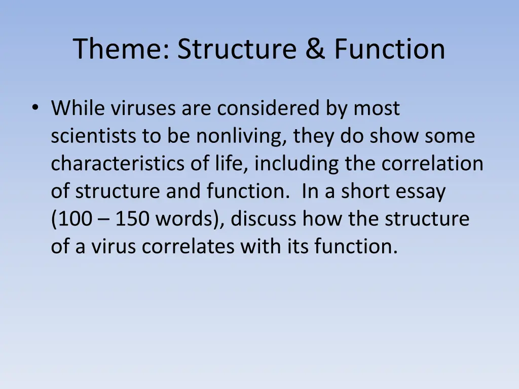 theme structure function 3