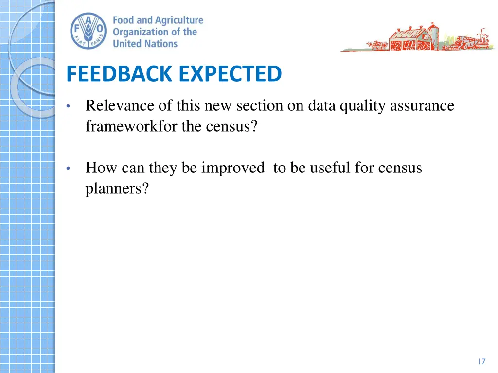 feedback expected