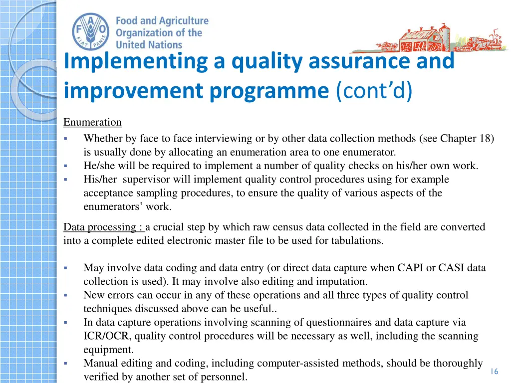 implementing a quality assurance and improvement 2