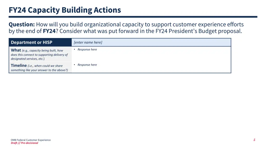fy24 capacity building actions