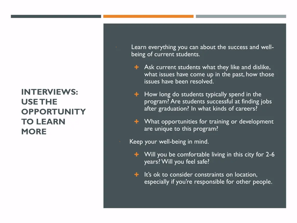 learn everything you can about the success
