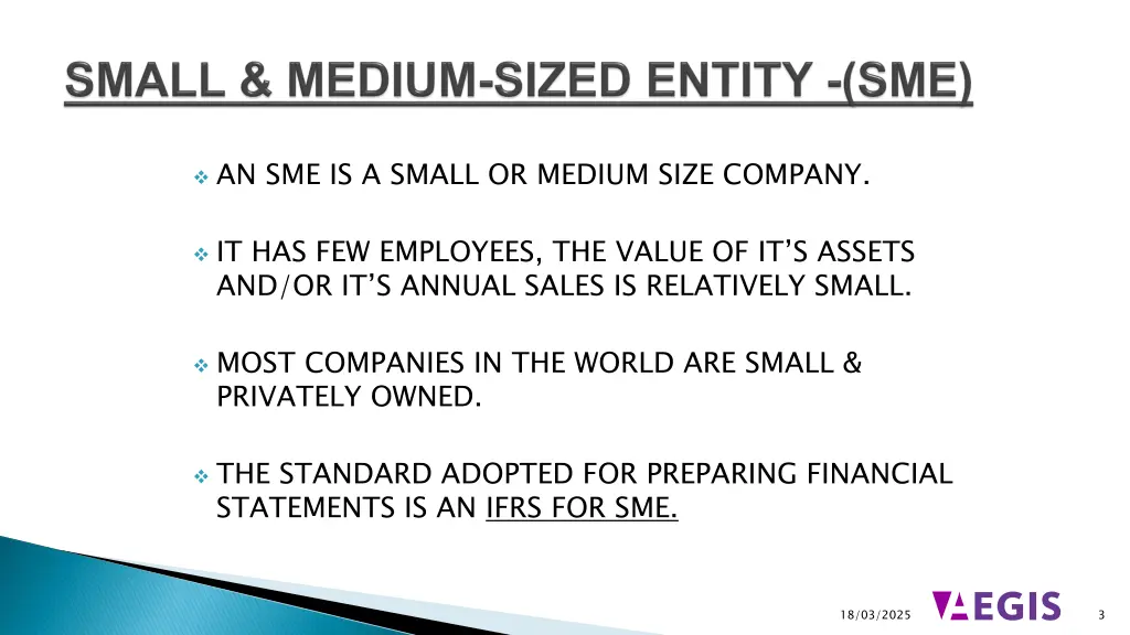 an sme is a small or medium size company