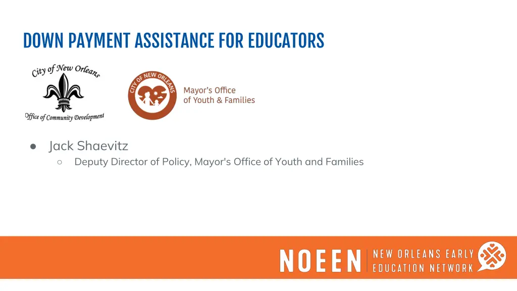 down payment assistance for educators