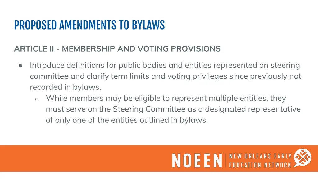 proposed amendments to bylaws 1