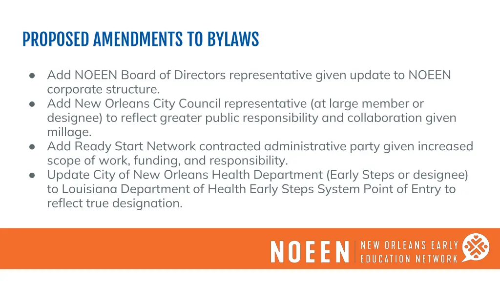 proposed amendments to bylaws 3