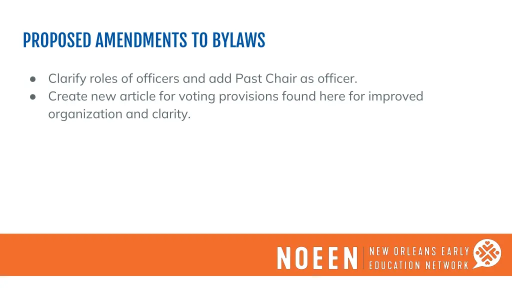 proposed amendments to bylaws 6