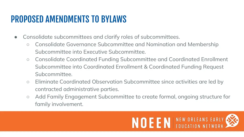 proposed amendments to bylaws 7