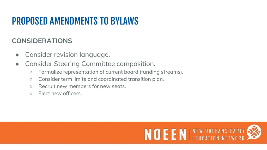 proposed amendments to bylaws 9