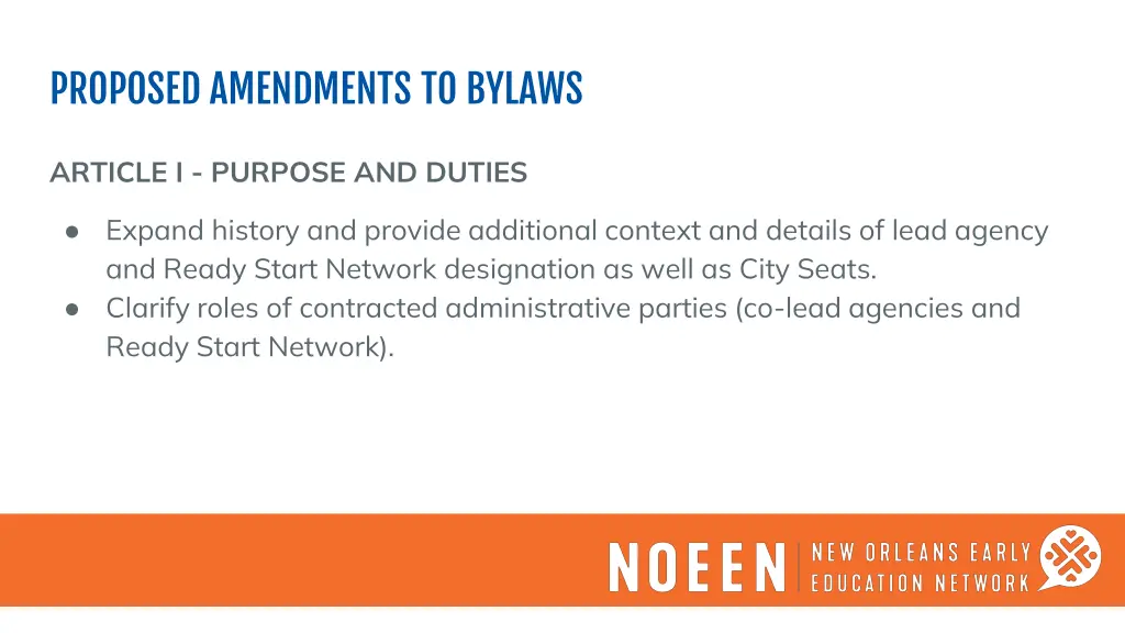 proposed amendments to bylaws