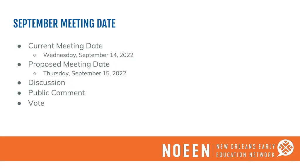 september meeting date