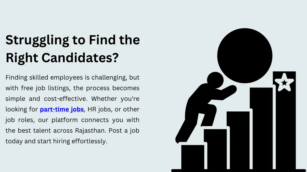 struggling to find the right candidates