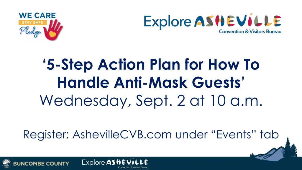 5 step action plan for how to handle anti mask