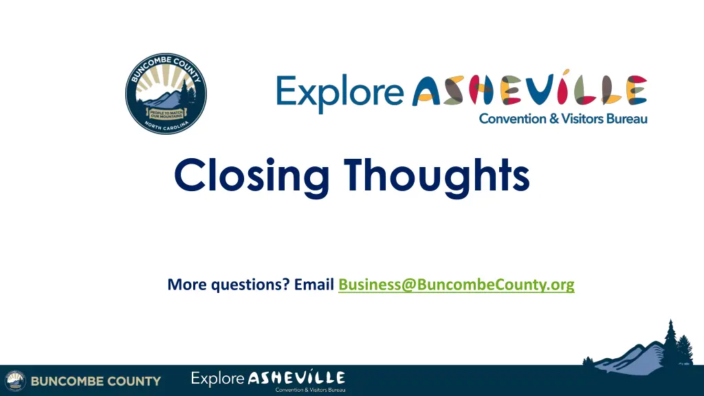 closing thoughts