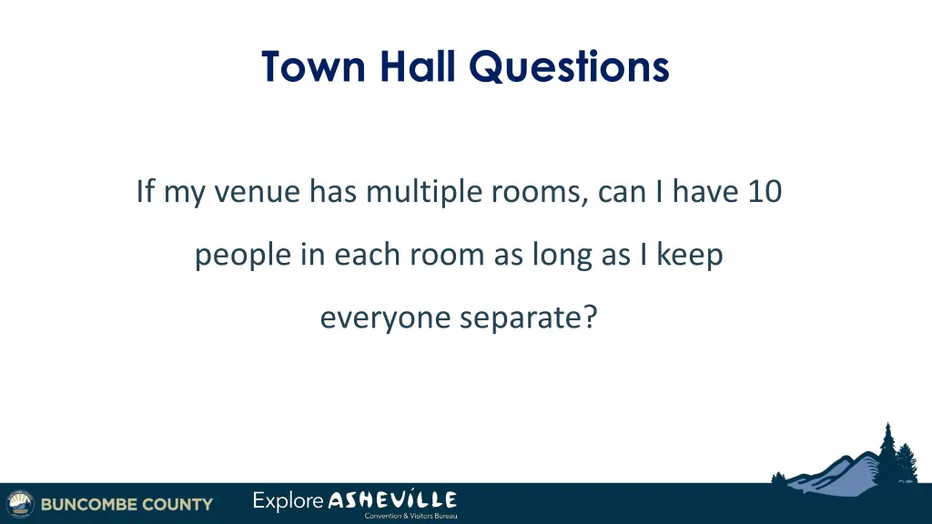 town hall questions 1
