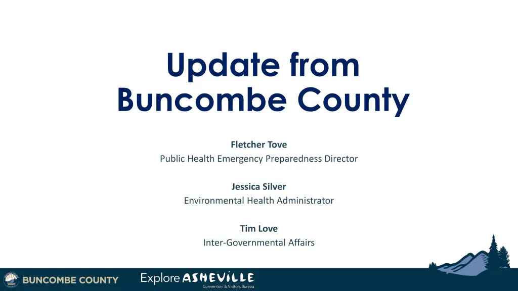 update from buncombe county