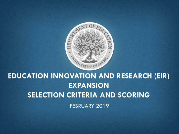 education innovation and research eir expansion