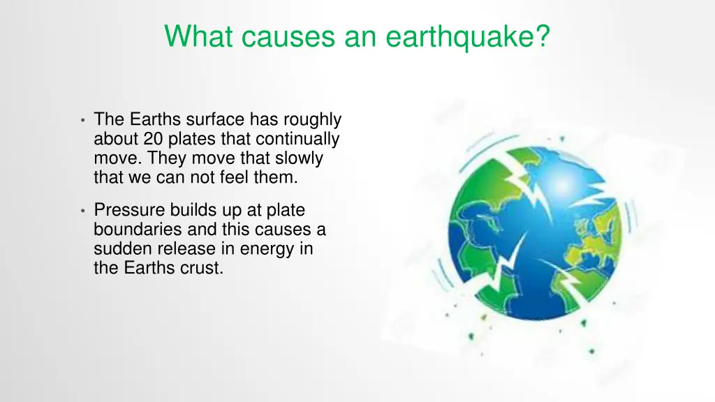what causes an earthquake