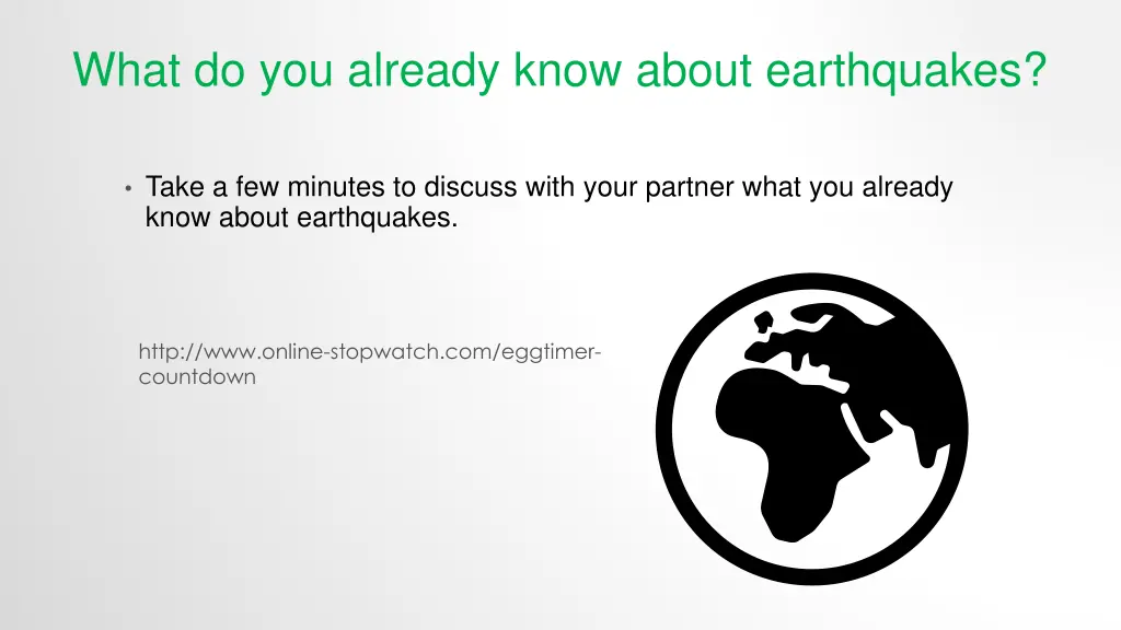 what do you already know about earthquakes