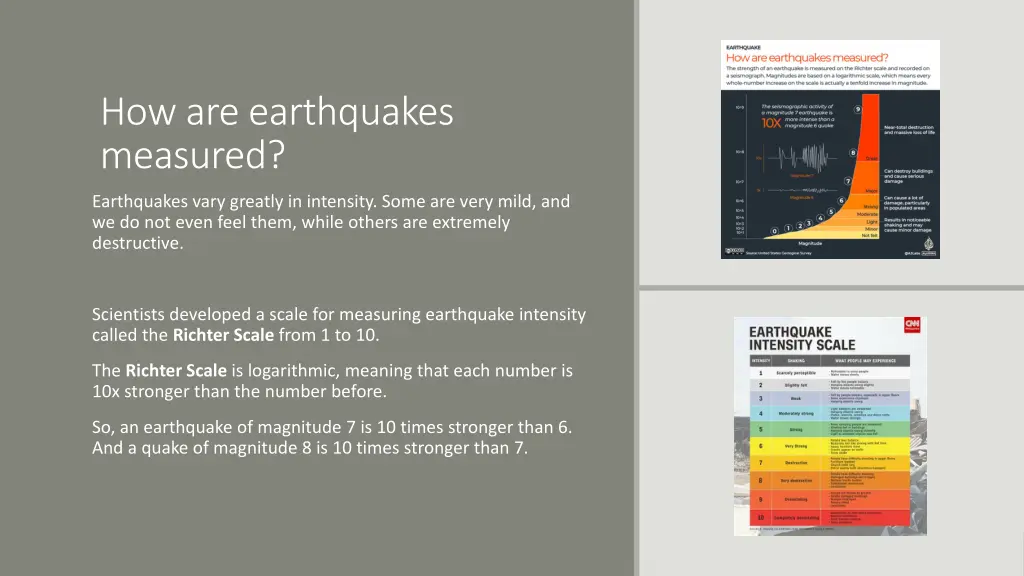 how are earthquakes measured