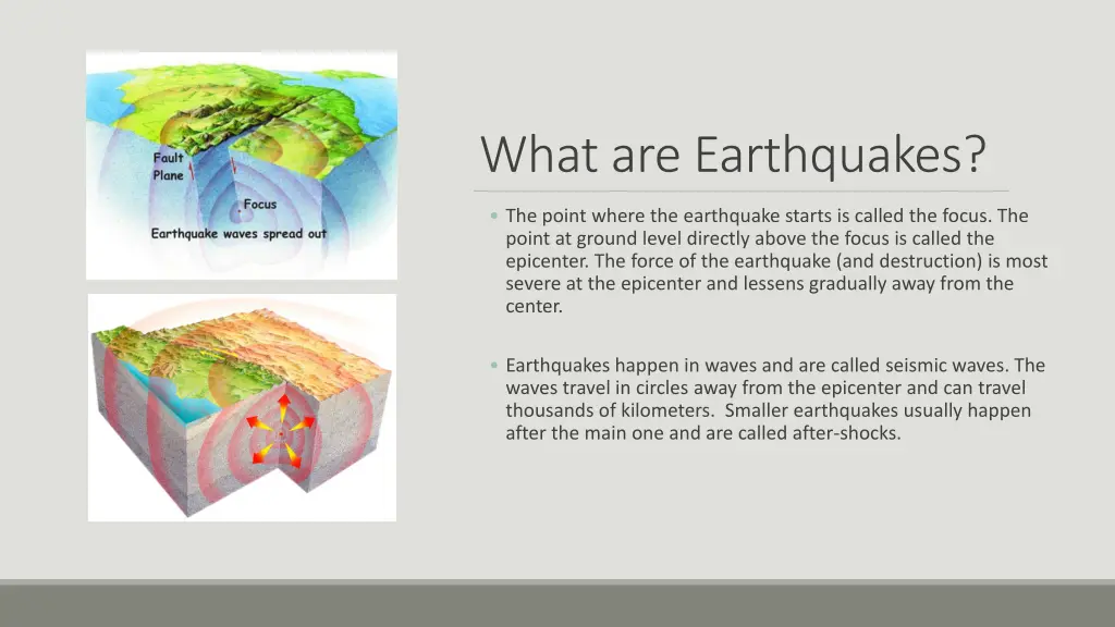 what are earthquakes 1