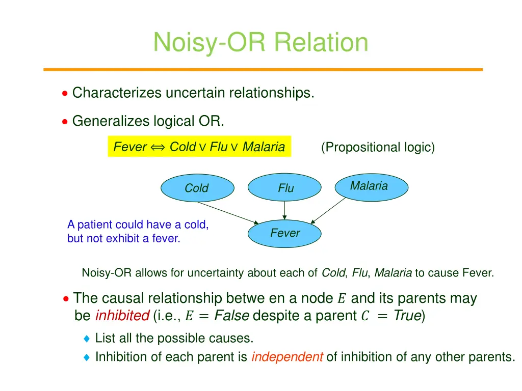 noisy or relation