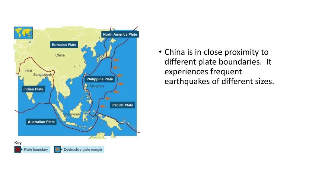 china is in close proximity to different plate