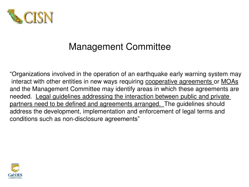 management committee 1