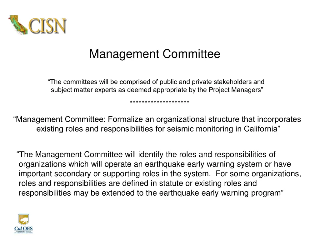 management committee