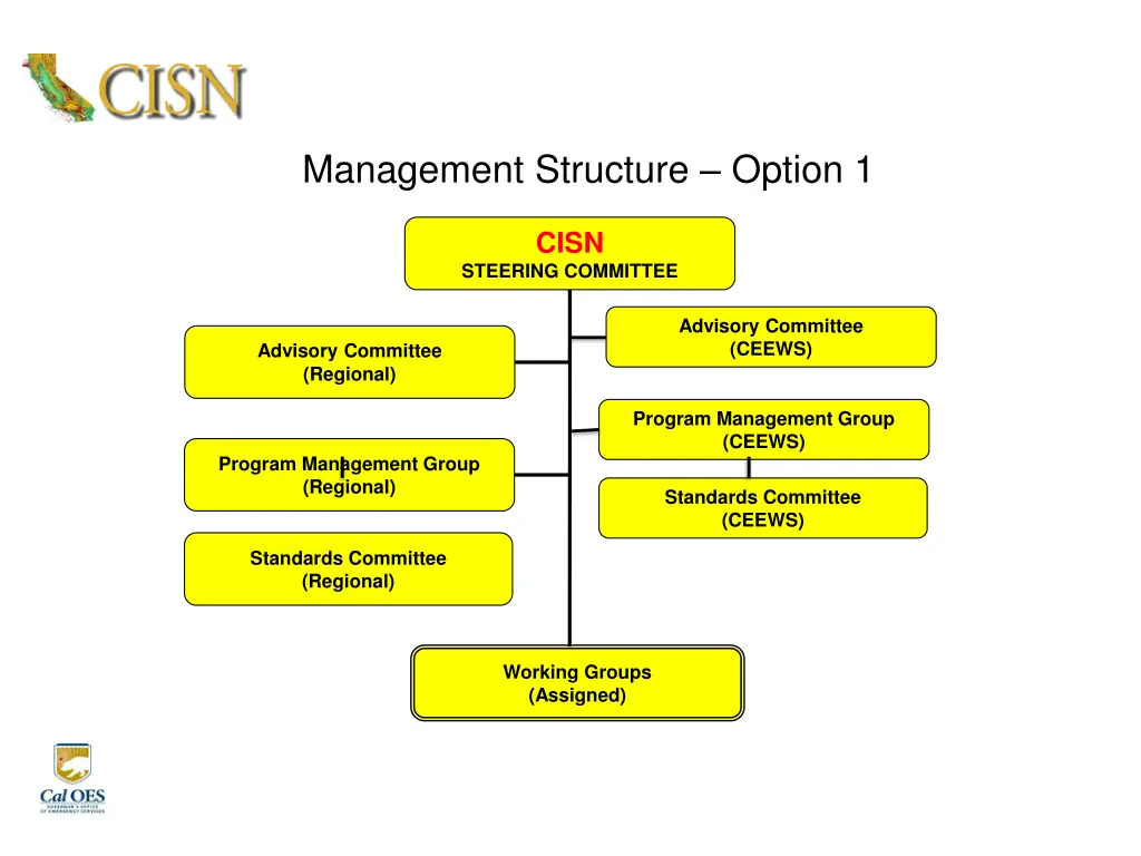 management structure option 1