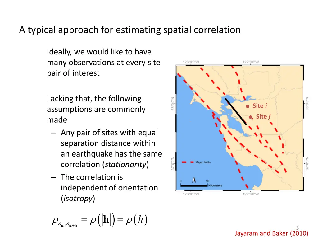 a typical approach for estimating spatial