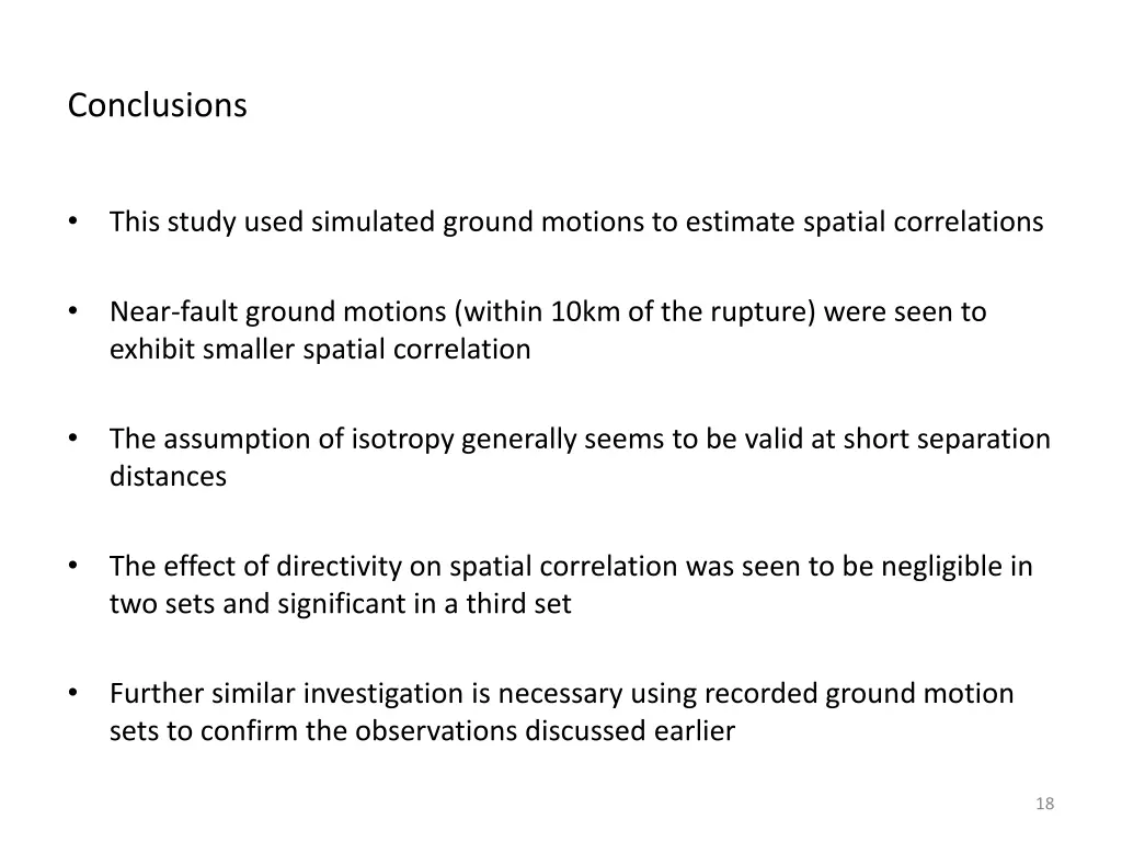 conclusions