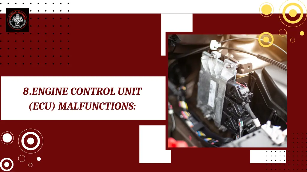 8 engine control unit ecu malfunctions